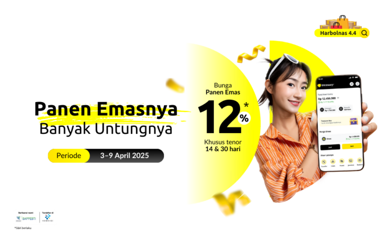 12% p.a Gold Bonus is waiting for Treasury Friends in Special 4.4 Celebration! 🥳