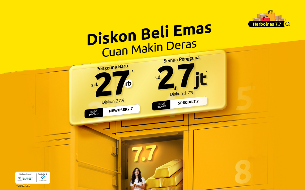 Harbolnas 7.7 Beli Emas