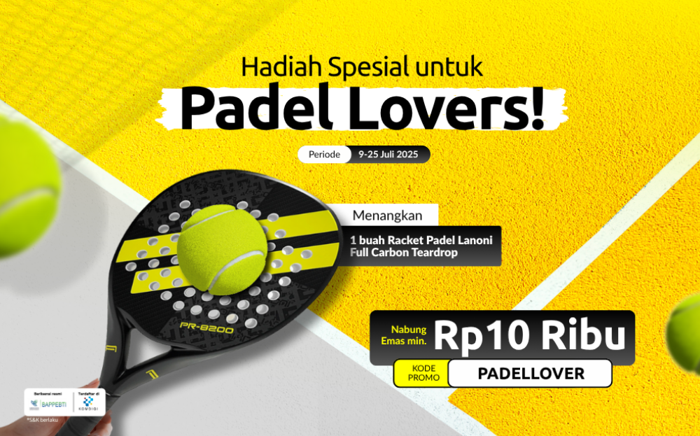 Save Gold at Treasury and Take Home a Special Gift of Padel Racket! 🎁🎾
