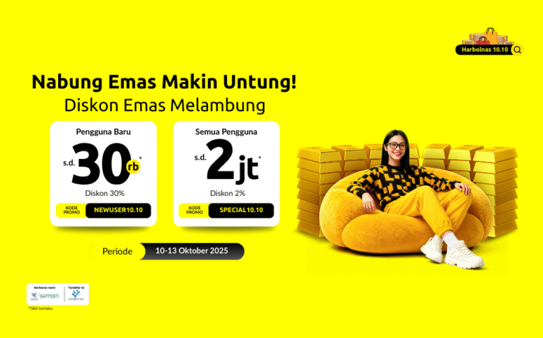 Harbolnas 10.10 Beli Emas 2025