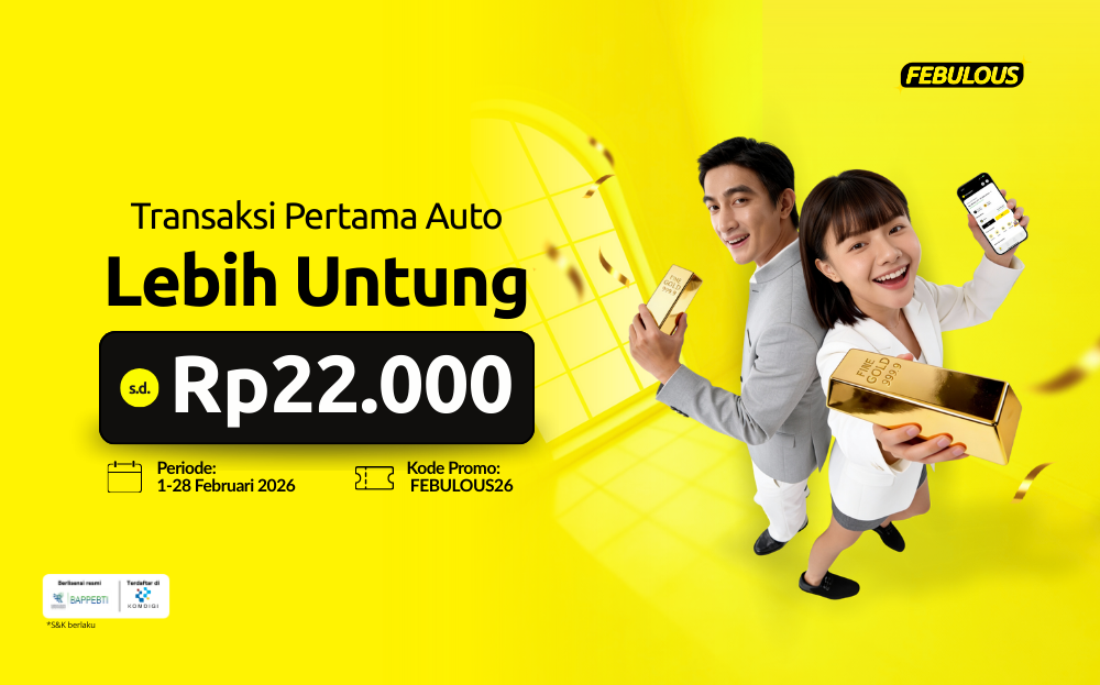 Langkah Kecil Besar Keuntungan, Tabungan Emas Pertama Auto Dapat Diskon Rp22.000! 🥳