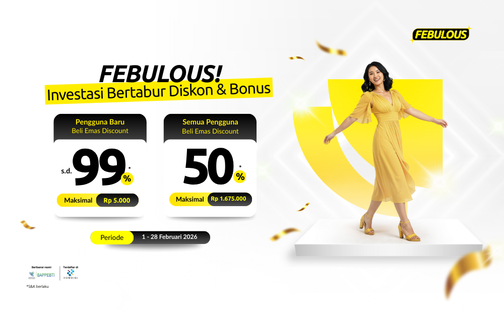 Semakin Berkilau di Tahun 2026 dengan Diskon Emas Besar-besaran dari Treasury s.d Rp1.020.000! 💰✨