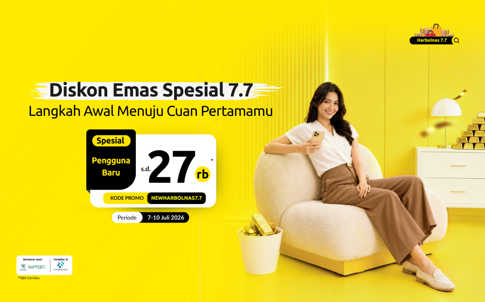 Harbolnas 7.7 Beli Emas 2026