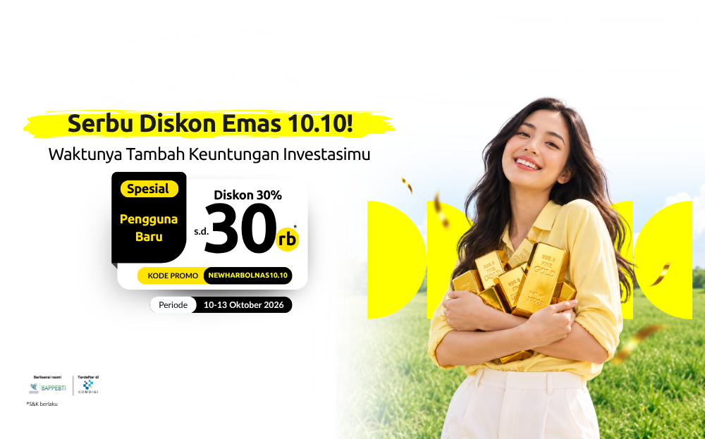 Harbolnas 10.10 Beli Emas 2026